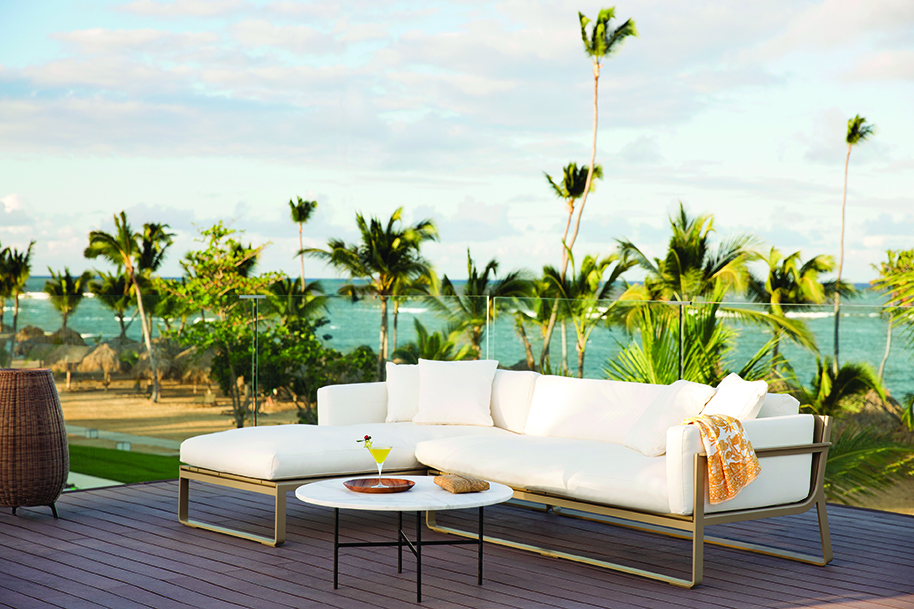 Views of the ocean in Punta Cana resort