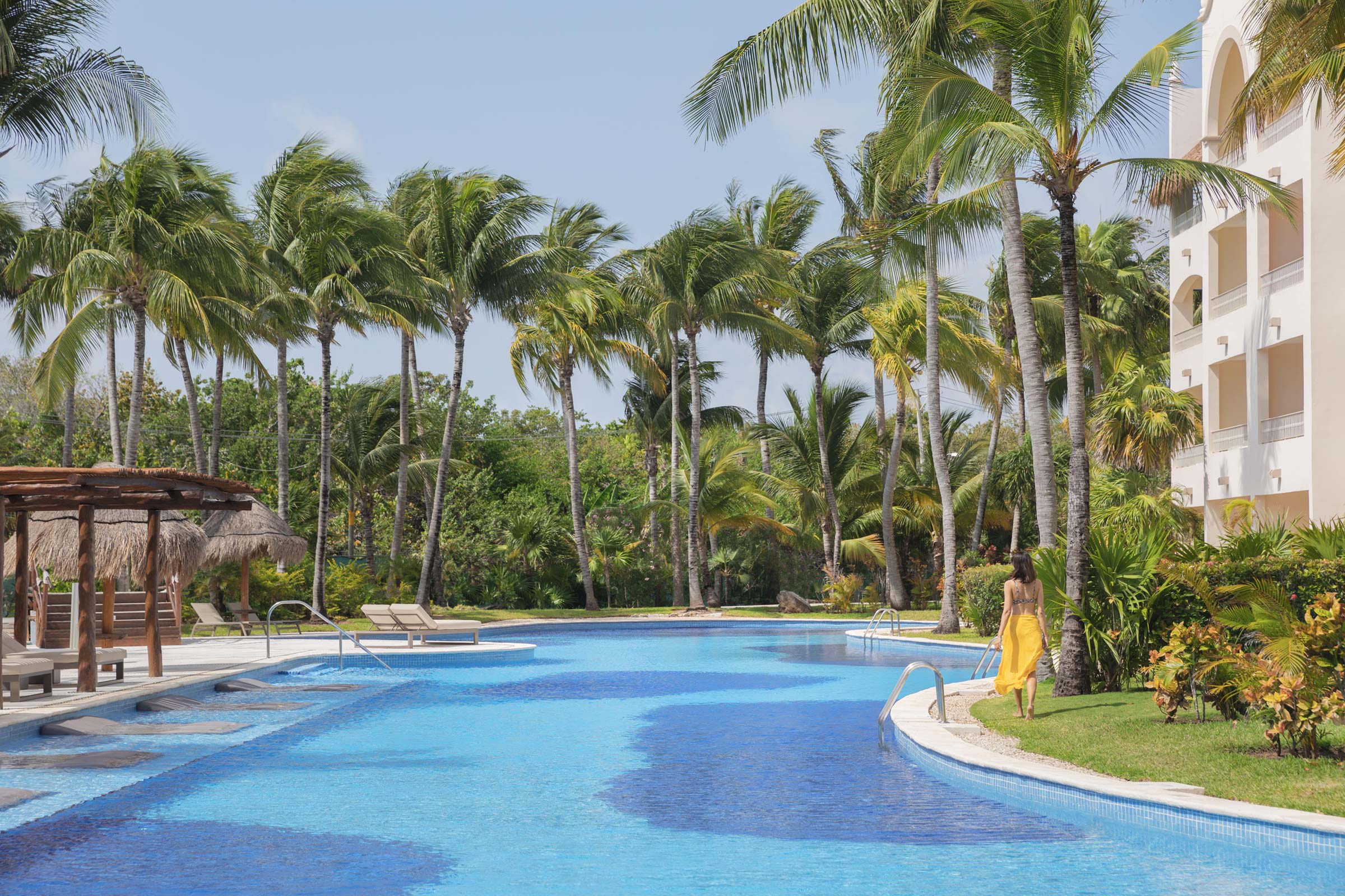 Excellence Riviera Cancun Poolside relaxation